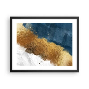Póster en marco negro - Los colores del verano - 50x40 cm