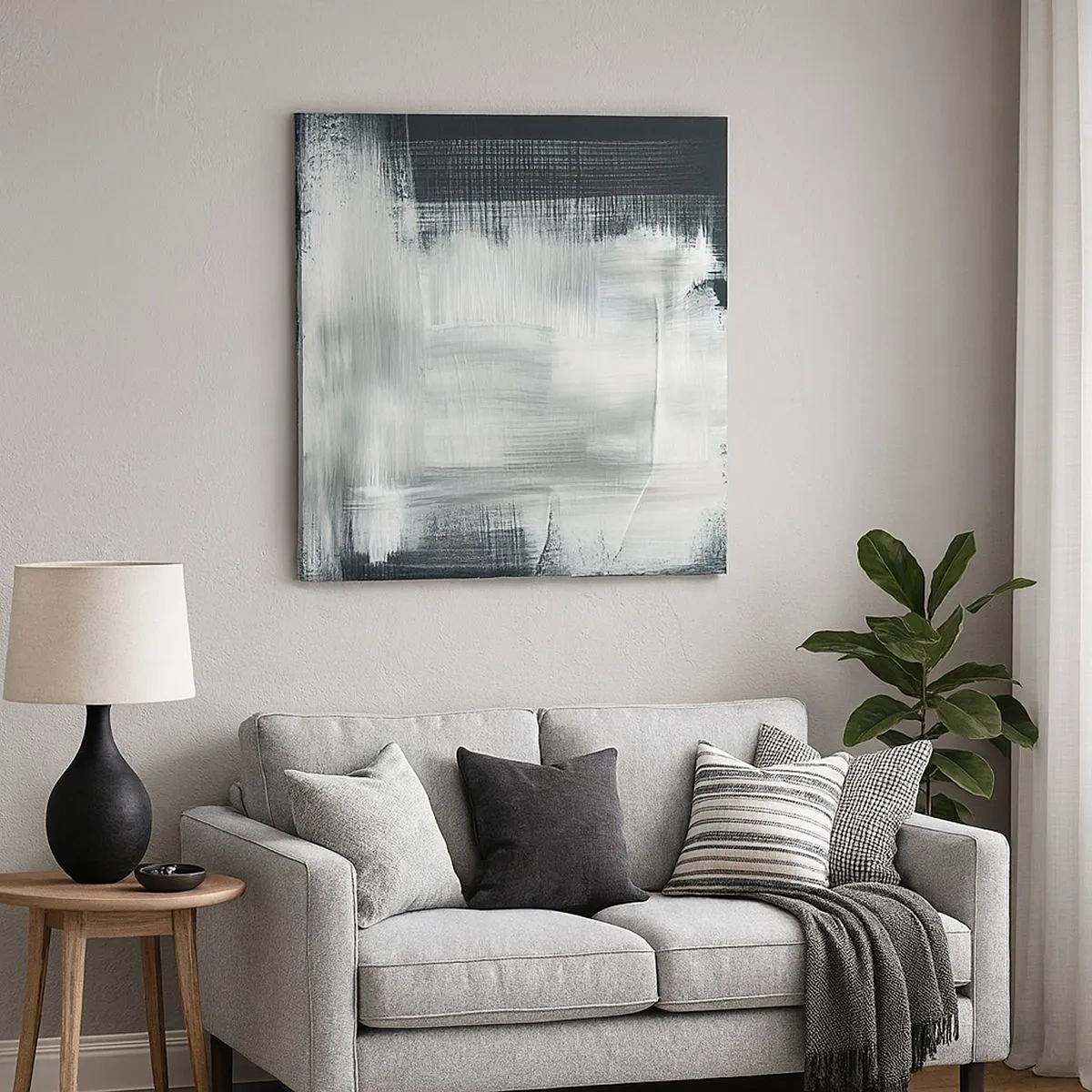 Cuadro sobre lienzo - Impresión de Imagen - Tejido vertical y horizontal - 30x30 cm