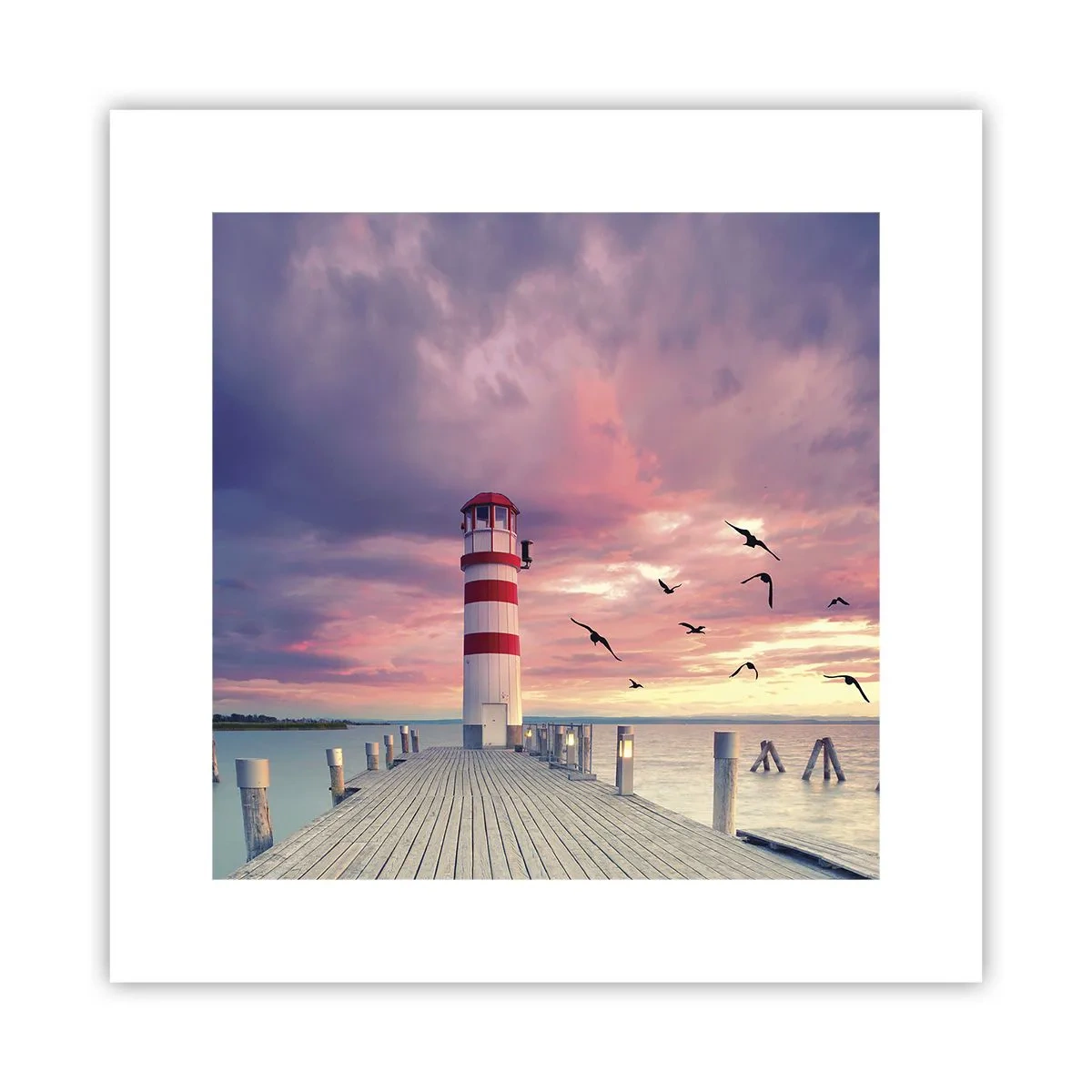 Póster - Hora de ir al puerto - 30x30 cm