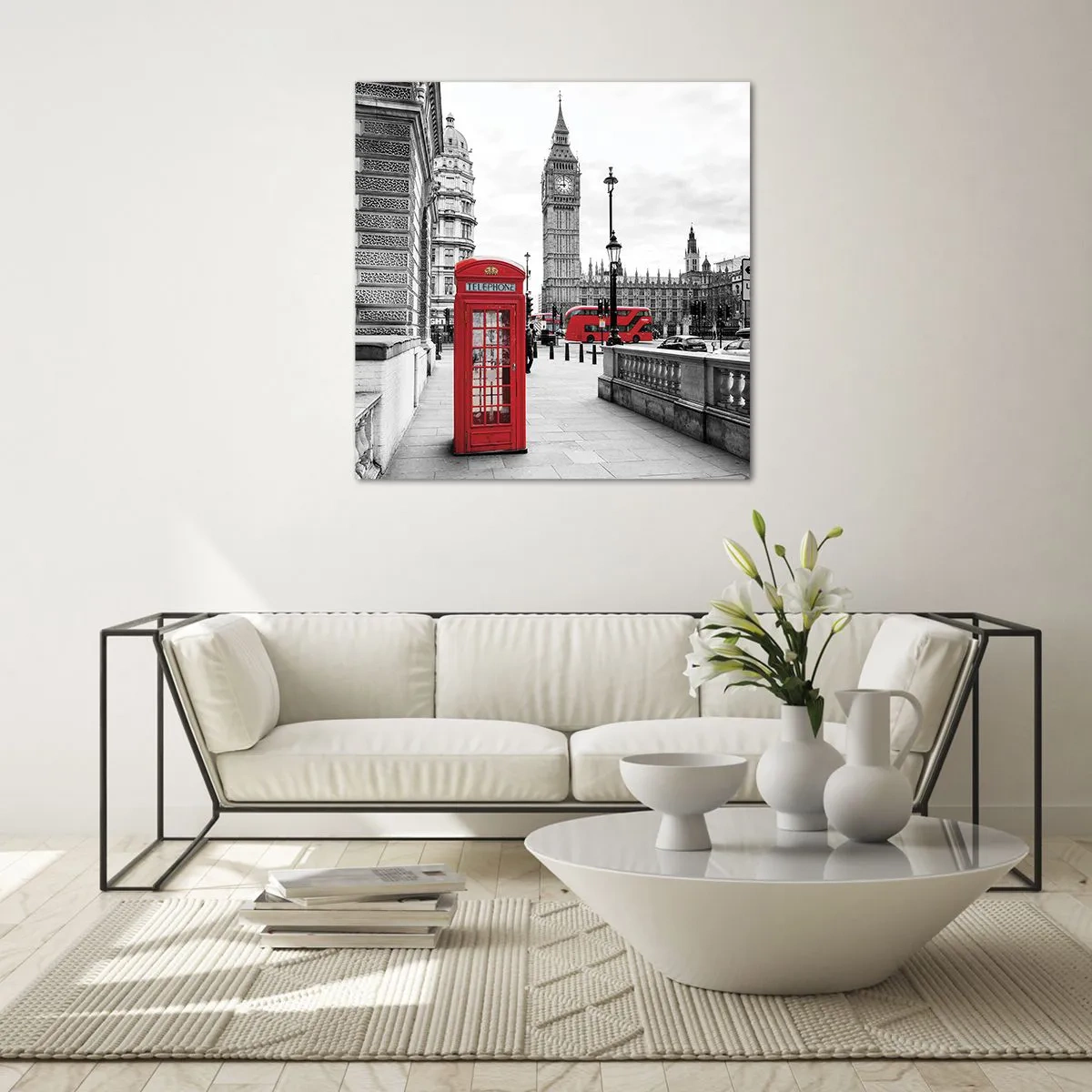Cuadro sobre vidrio - Impresiones sobre Vidrio - Sin duda, Londres - 30x30 cm