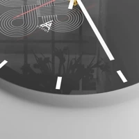 Esfera sin numeración, con rayas