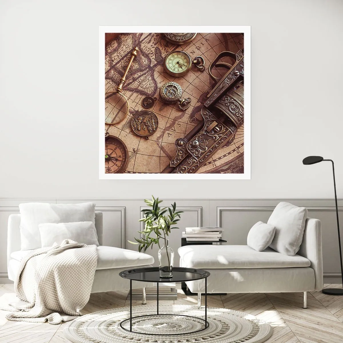 Póster - La aventura llama - 40x40 cm