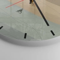 Esfera sin numeración, con rayas