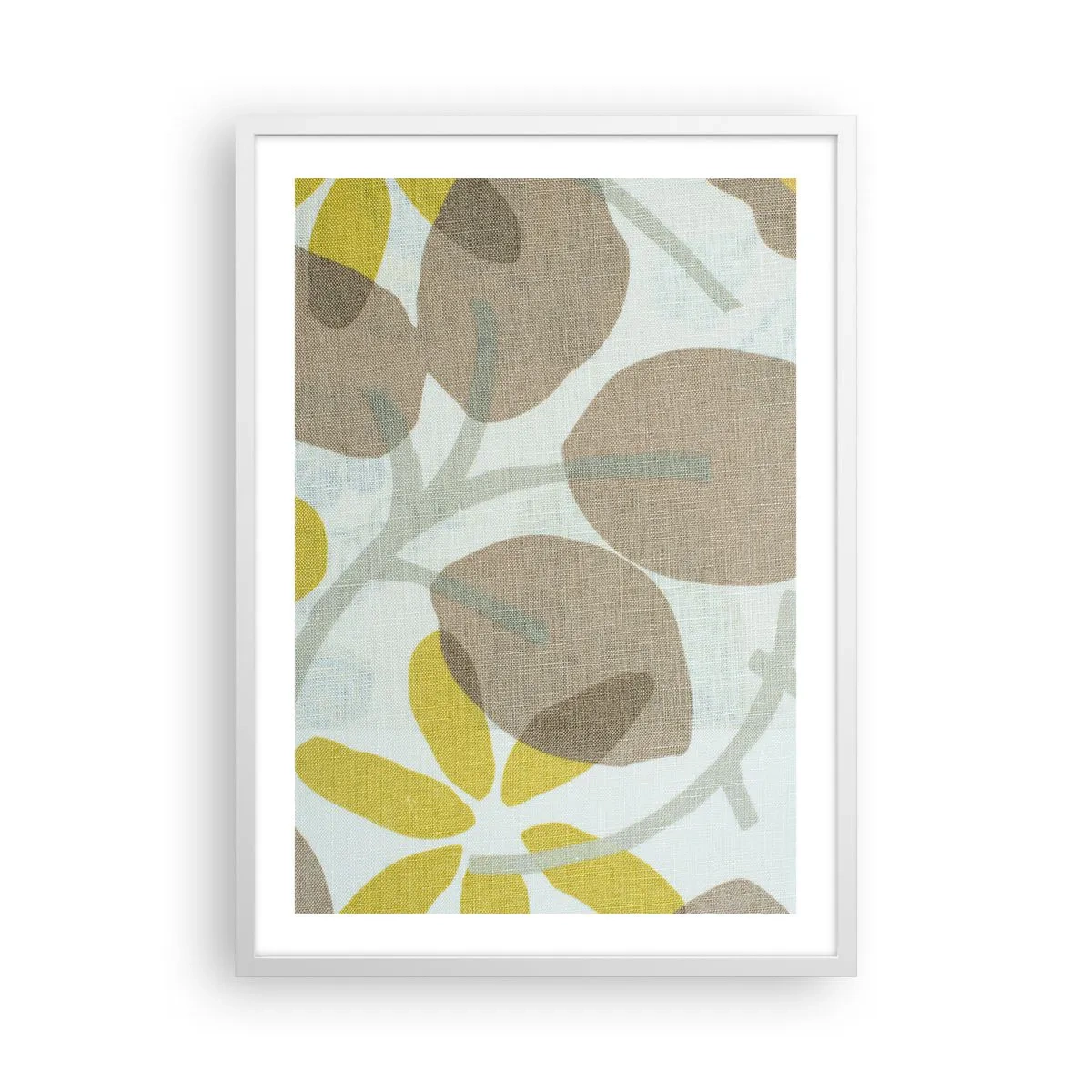 Póster en marco blanco - Composición a pleno sol - 50x70 cm