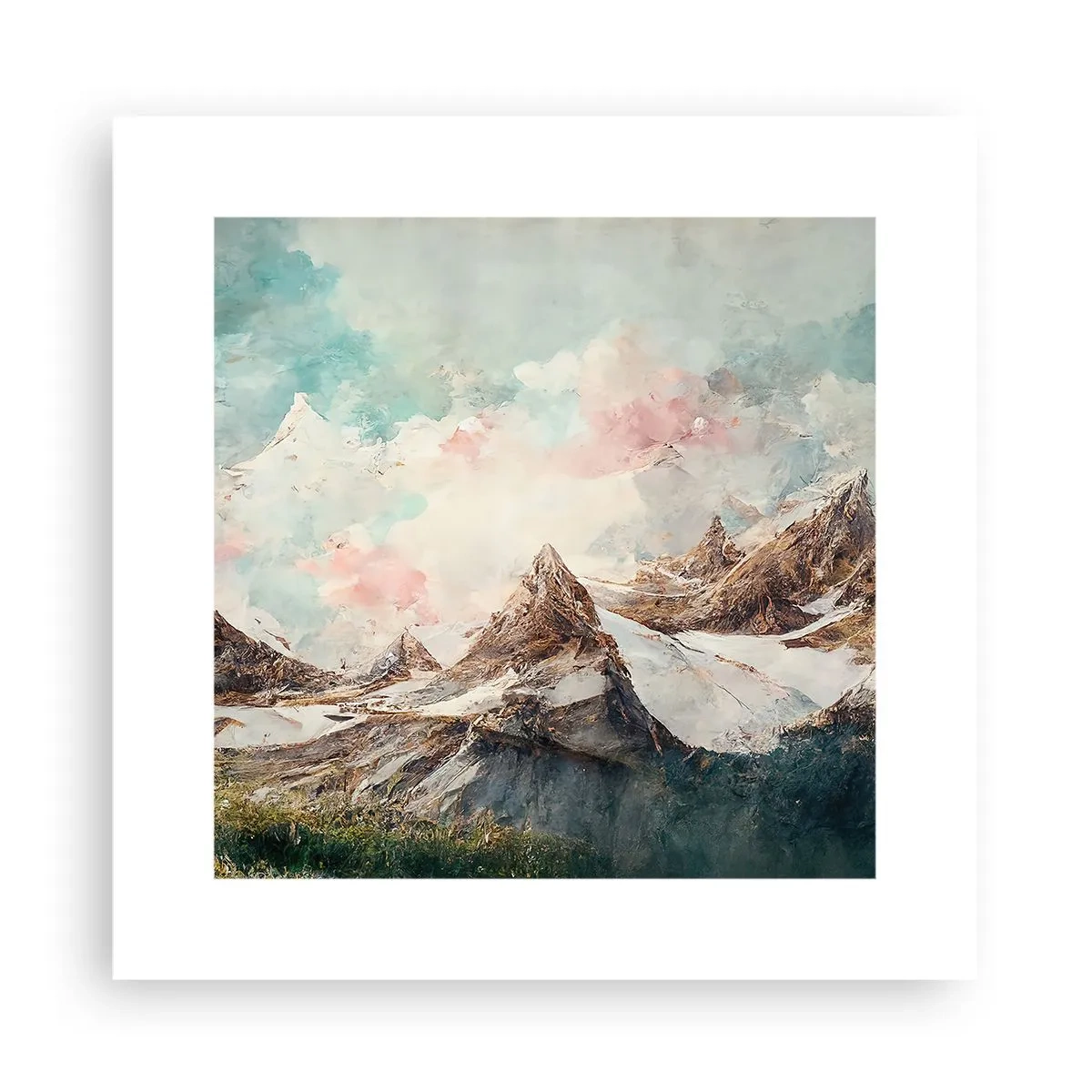 Póster - Filos rocosos - 30x30 cm