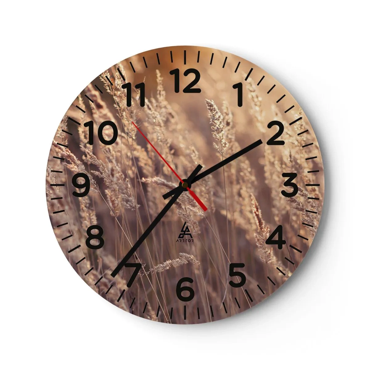 Reloj de pared - Reloj de vidrio - Listos para dar la bienvenida al otoño - 40x40 cm