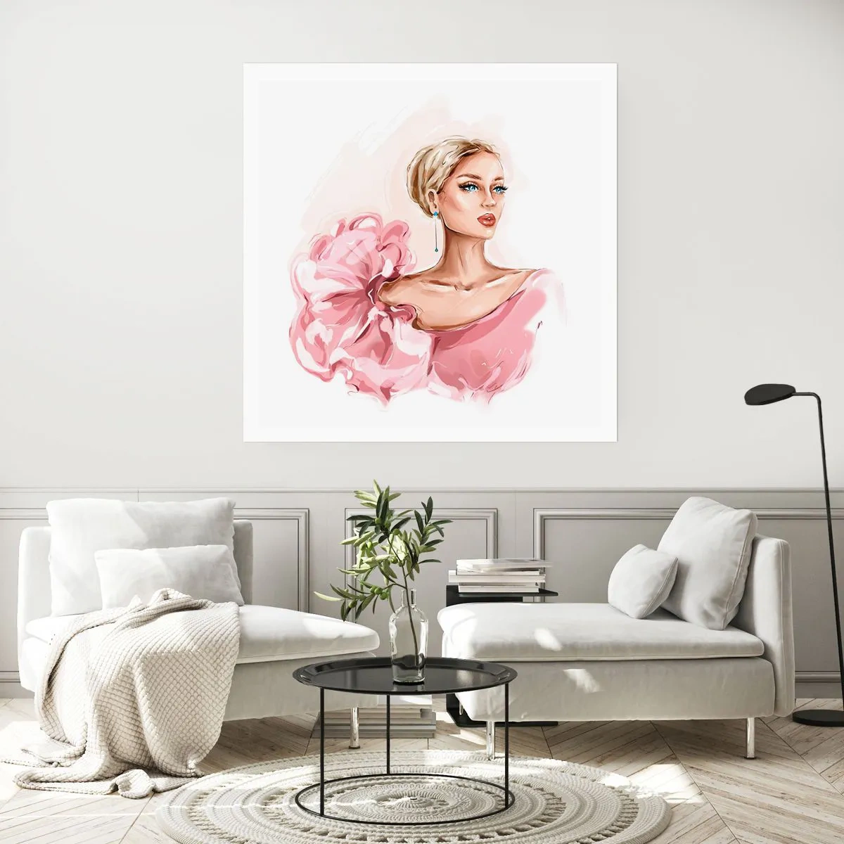 Póster - Recuérdame como una pintura... - 40x40 cm