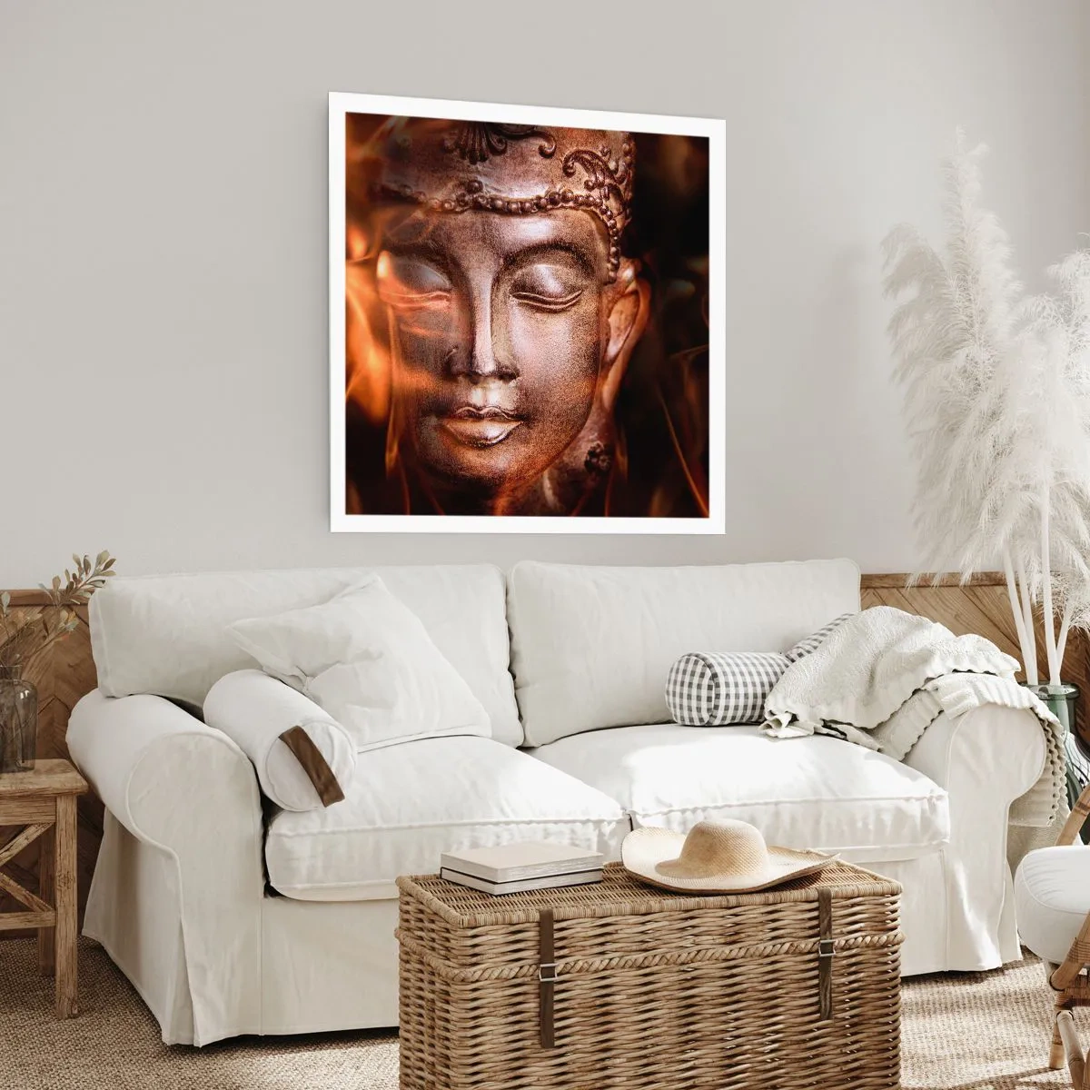 Póster - Solo existe el aquí y el ahora - 50x50 cm