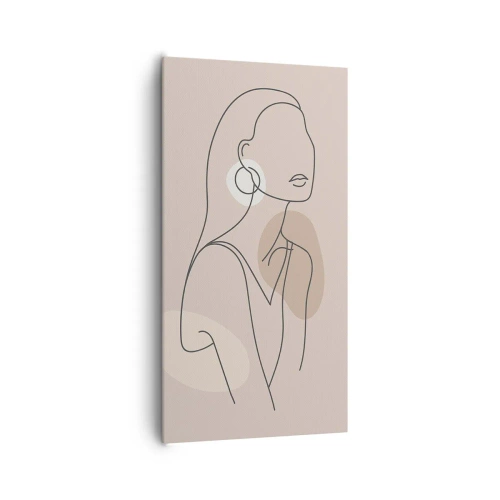 Cuadro sobre lienzo - Impresión de Imagen - Un icono de la inocencia - 65x120 cm