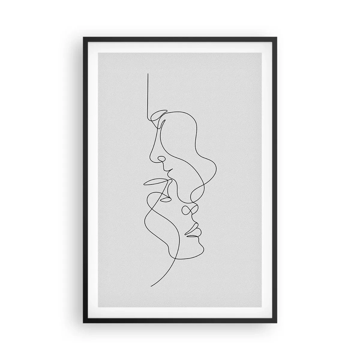 Póster en marco negro - El calor de los deseos lúgubres - 61x91 cm