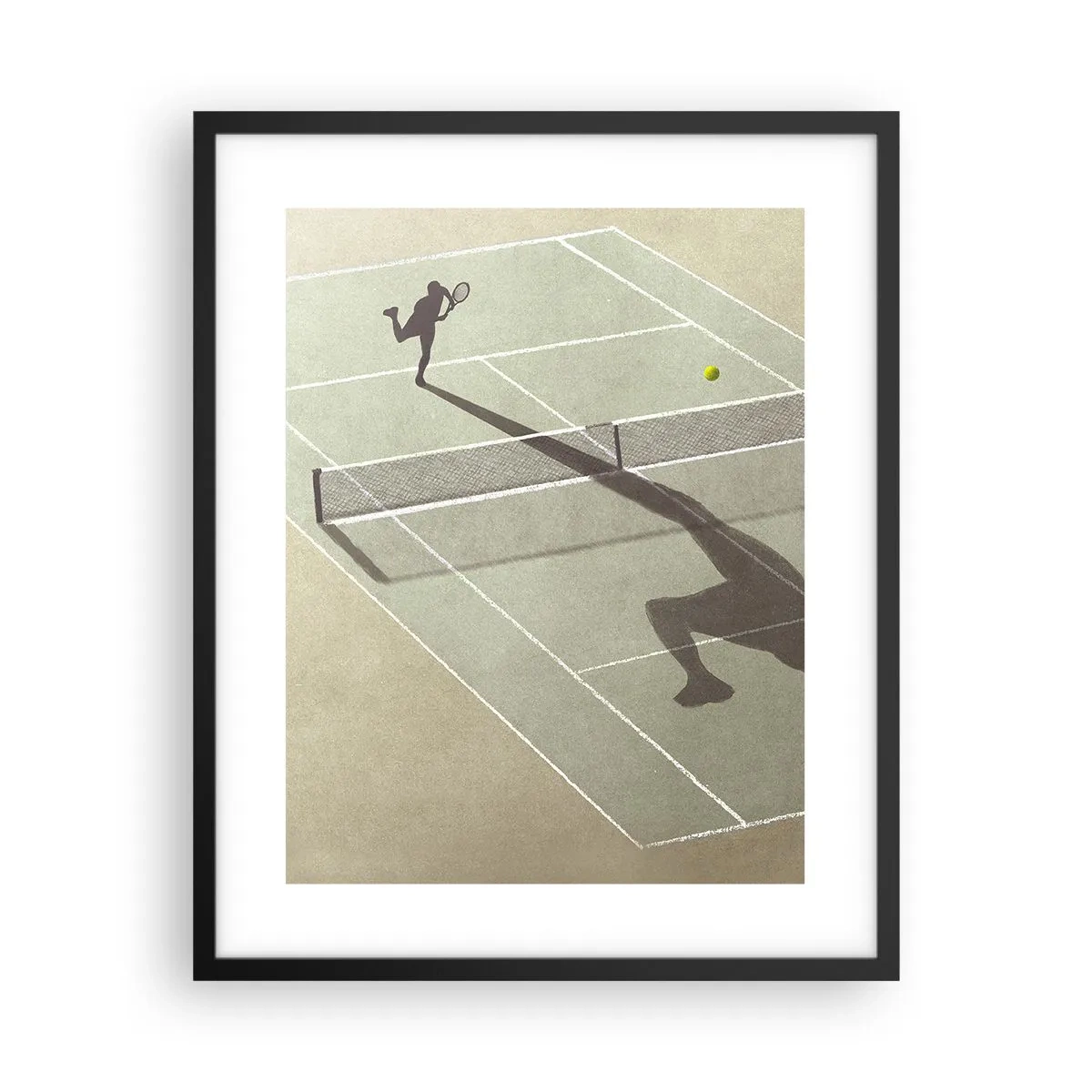 Póster en marco negro - Véncete a ti mismo - 40x50 cm