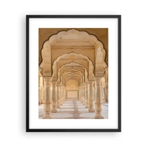 Póster en marco negro - En el palacio del sultán - 40x50 cm