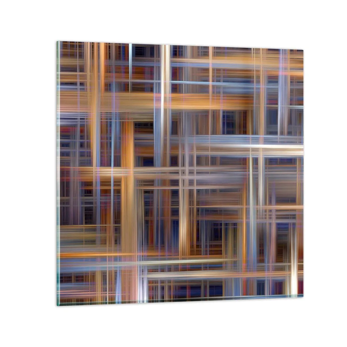 Cuadro sobre vidrio - Impresiones sobre Vidrio - Tejido de luz - 30x30 cm