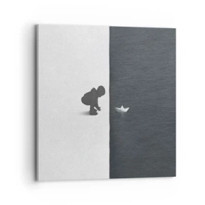 Cuadro sobre lienzo - Impresión de Imagen - Una gran expedición náutica - 70x70 cm