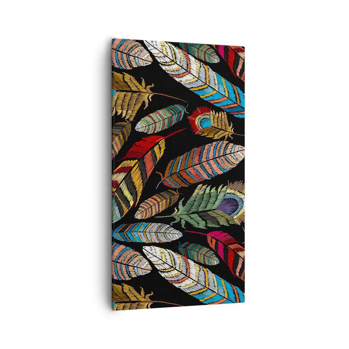 Cuadro sobre lienzo - Impresión de Imagen - Carnaval de las aves - 55x100 cm