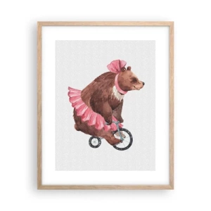 Póster en marco roble claro - ¡Qué circo! - 40x50 cm