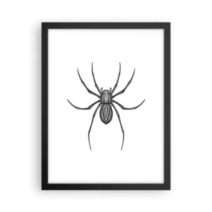 Póster en marco negro - Precisión inquietante - 30x40 cm