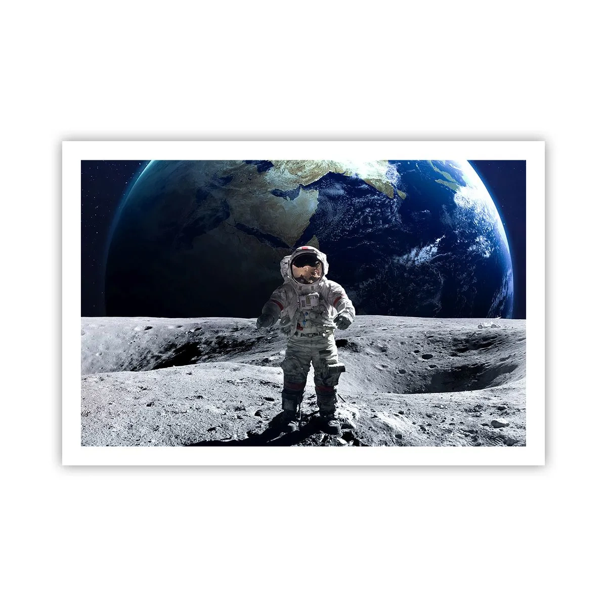 Póster - Saludos desde la Luna - 91x61 cm