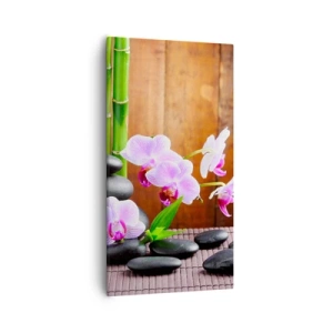 Cuadro sobre lienzo - Impresión de Imagen - Experimente los placeres de Oriente - 55x100 cm