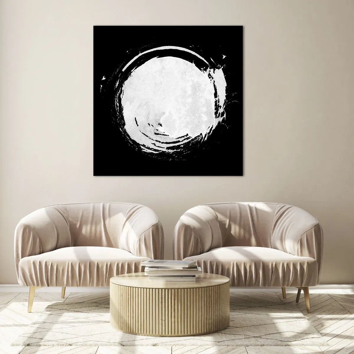 Cuadro sobre vidrio - Impresiones sobre Vidrio - La buena salida - 70x70 cm