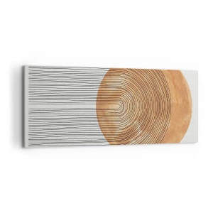 Cuadro sobre lienzo - Impresión de Imagen - Una composición soleada - 100x40 cm