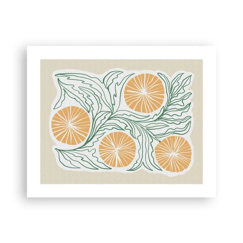 Póster - Étnico con un toque de abstracción - 50x40 cm