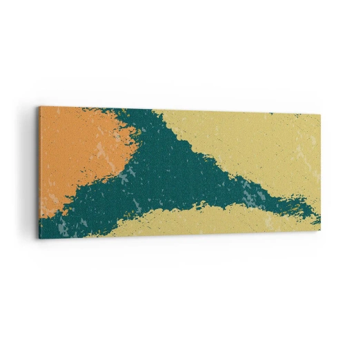 Cuadro sobre lienzo - Impresión de Imagen - Abstracción - a cámara lenta - 100x40 cm