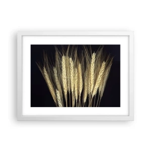 Póster en marco blanco - Magia rústica - 40x30 cm