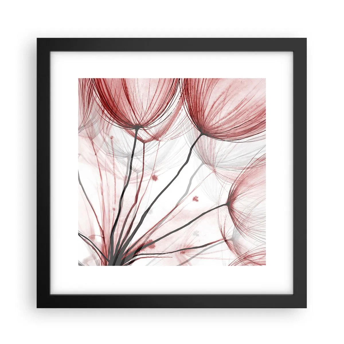 Póster en marco negro - Antes de partir - 30x30 cm