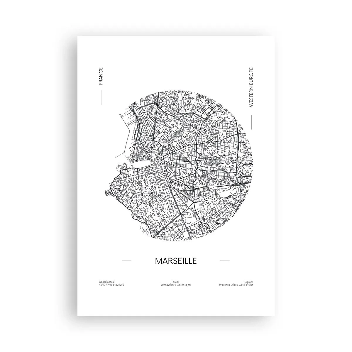 Póster - Anatomía de Marsella - 70x100 cm
