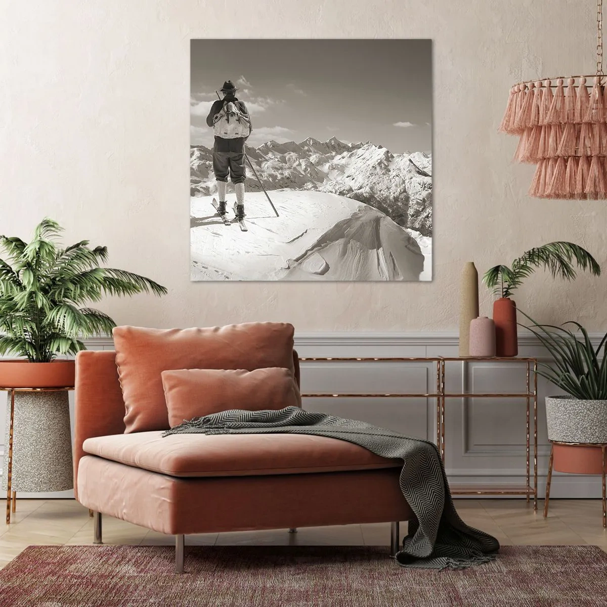 Cuadro sobre lienzo - Impresión de Imagen - El techo del mundo - 30x30 cm