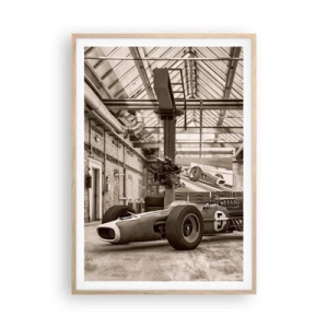 Póster en marco roble claro - El descanso del vencedor - 70x100 cm