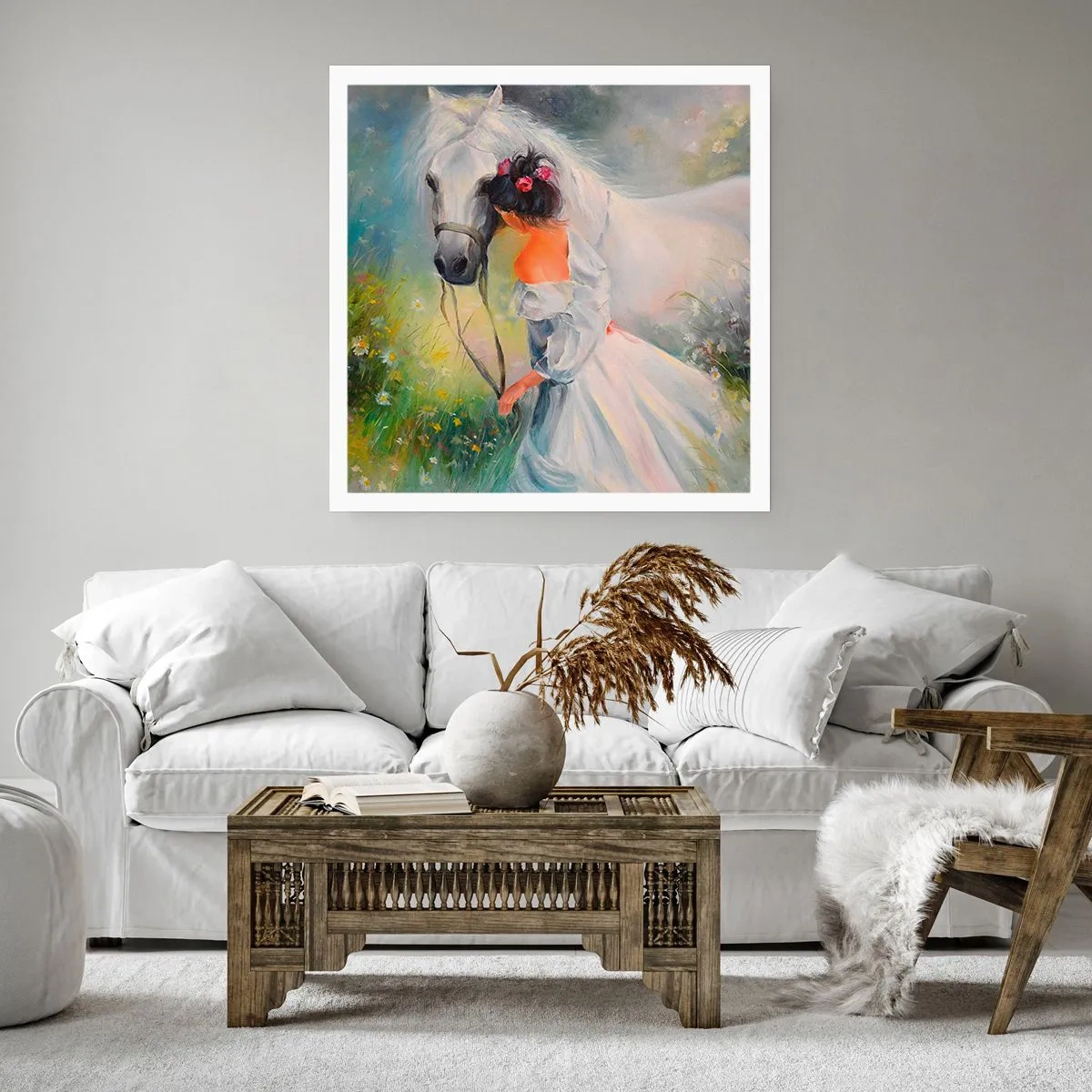 Póster - Como si de un hermoso sueño se tratara - 40x40 cm