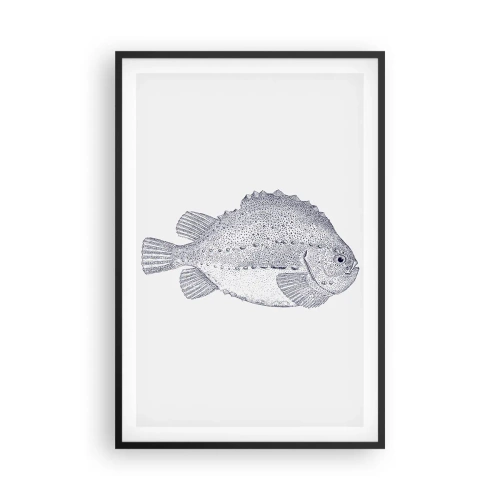 Póster en marco negro - Para el álbum del naturalista - 61x91 cm