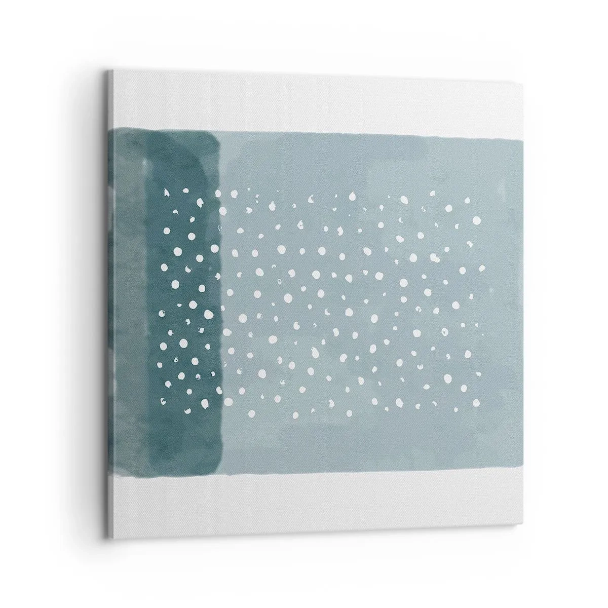 Cuadro sobre lienzo - Impresión de Imagen - Creación sobre azul - 60x60 cm