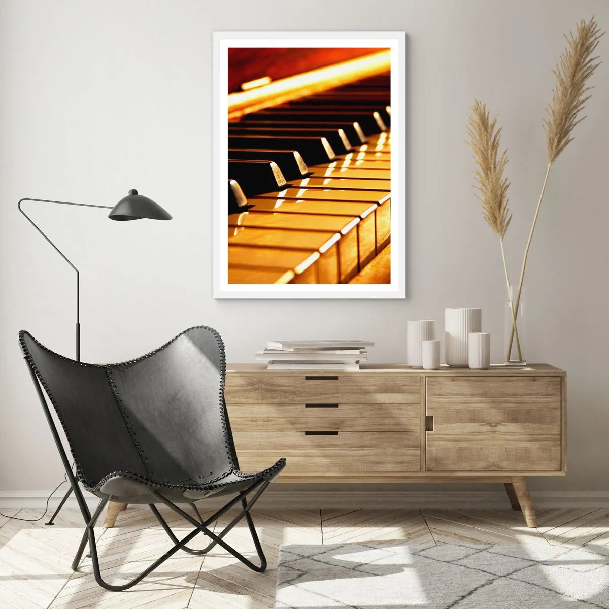 Póster en marco blanco - Posibilidades ilimitadas - 70x100 cm