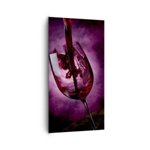 Cuadro sobre lienzo - Impresión de Imagen - ¿Escarlata? ¿Carmín? No, rubí. - 65x120 cm