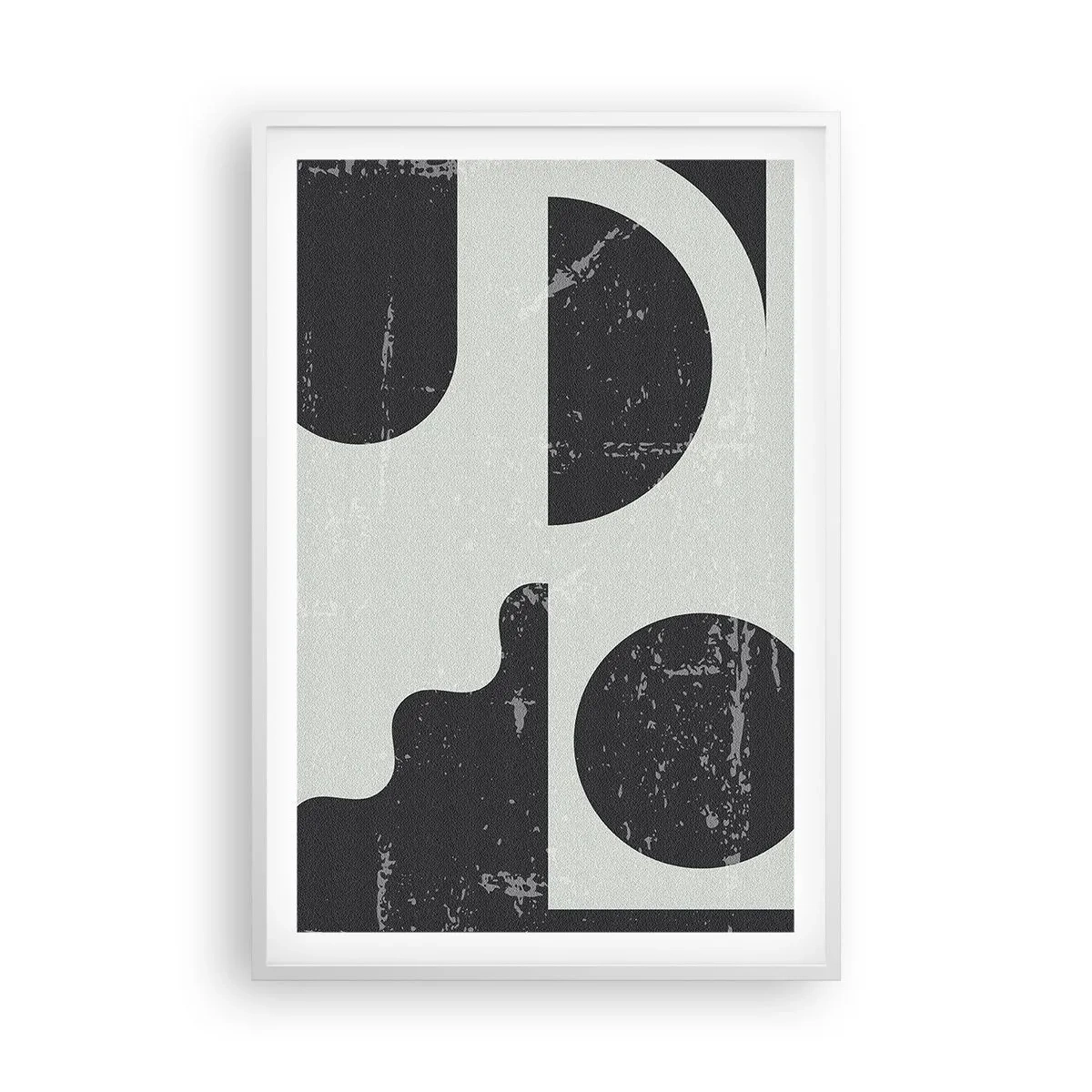 Póster en marco blanco - Composición arriba y abajo - 61x91 cm