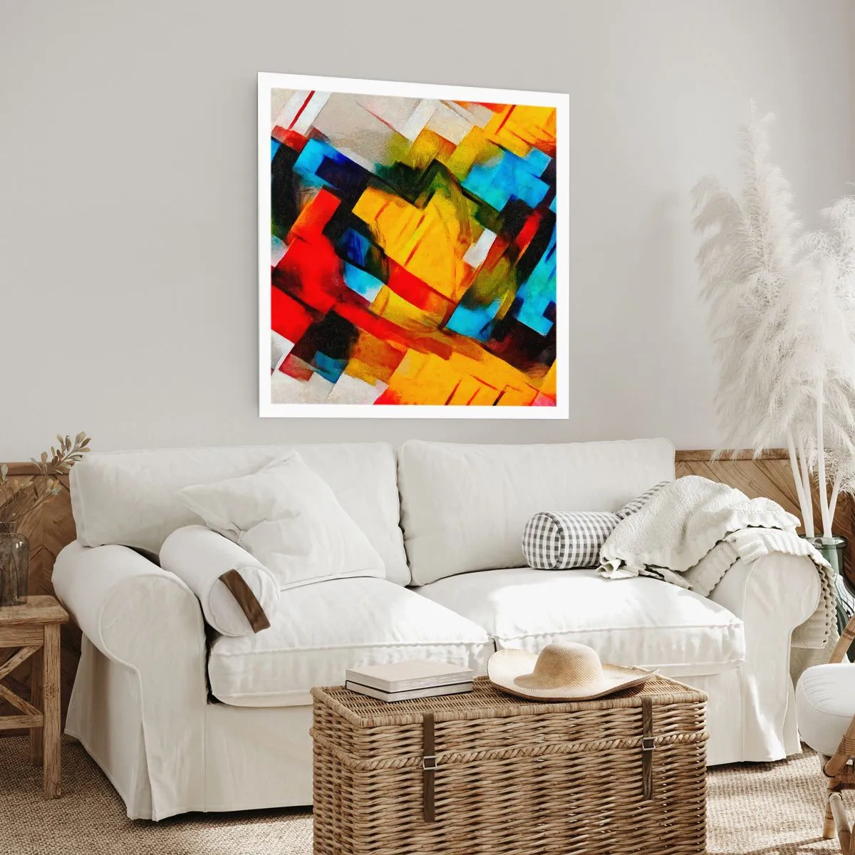 Póster - Un popurrí multicolor - 30x30 cm