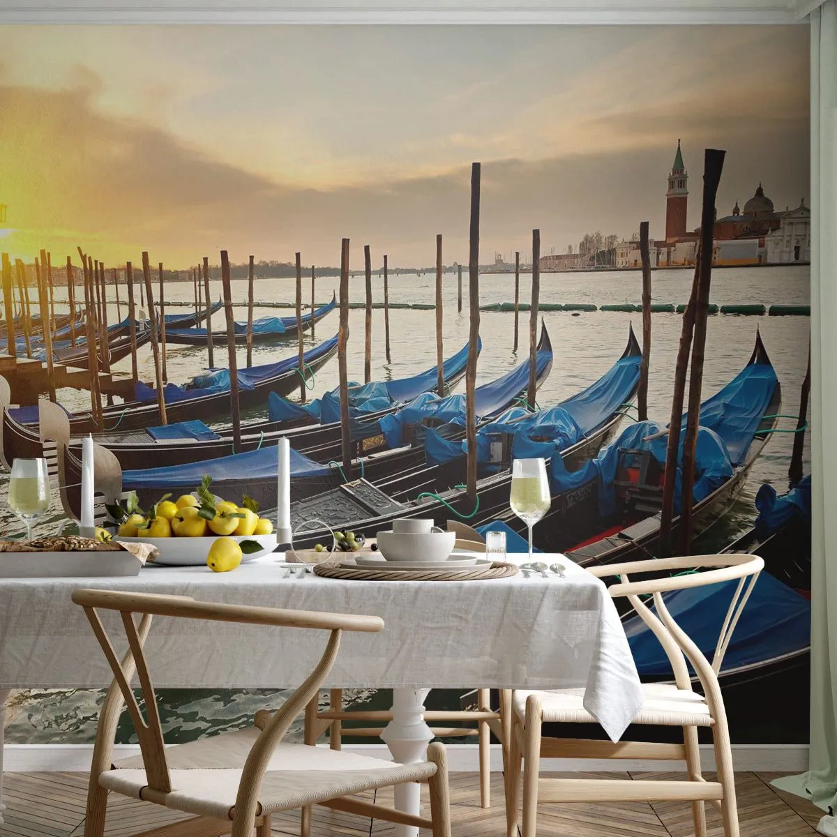 Fotomural Premium Sand - Antes de que llegue la tormenta - Venecia, Ciudad, Arquitectura - 350x256 cm