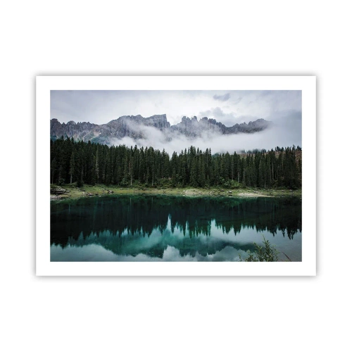 Póster - Calla, calla, no despertemos al agua dormida.... - 70x50 cm