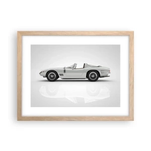 Póster en marco roble claro - Una promesa de diversión - 40x30 cm