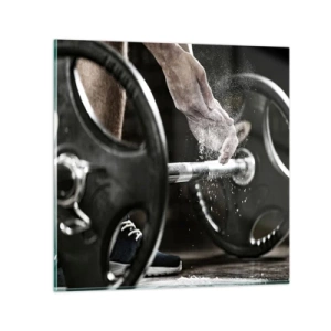 Cuadro sobre vidrio - Impresiones sobre Vidrio - ¡Reto aceptado! - 60x60 cm