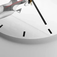 Esfera sin numeración, con rayas