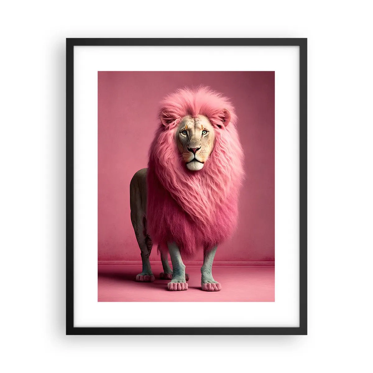 Póster en marco negro - Y ya no me tienes miedo - 40x50 cm