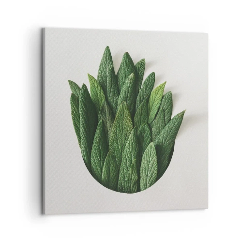 Cuadro sobre lienzo - Impresión de Imagen - Curiosidad desenfrenada - 50x50 cm