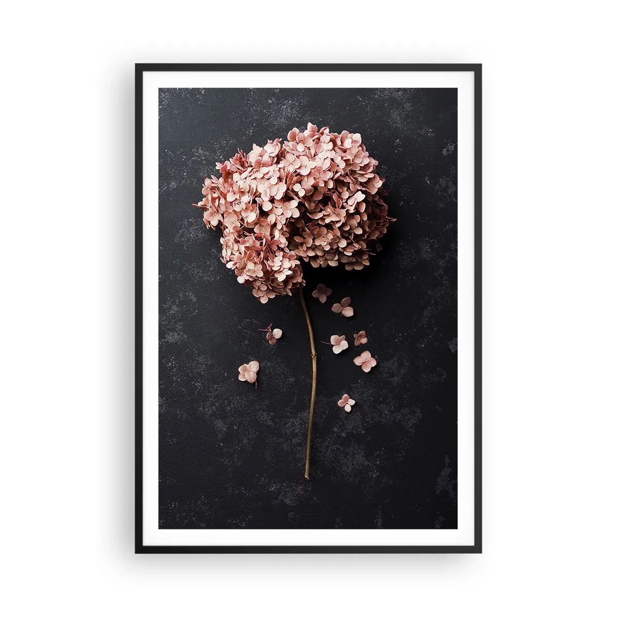 Póster en marco negro - Un signo verdaderamente romántico - 70x100 cm