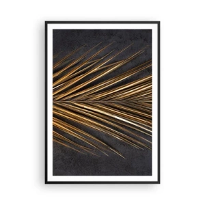 Póster en marco negro - El oro de los trópicos - 70x100 cm
