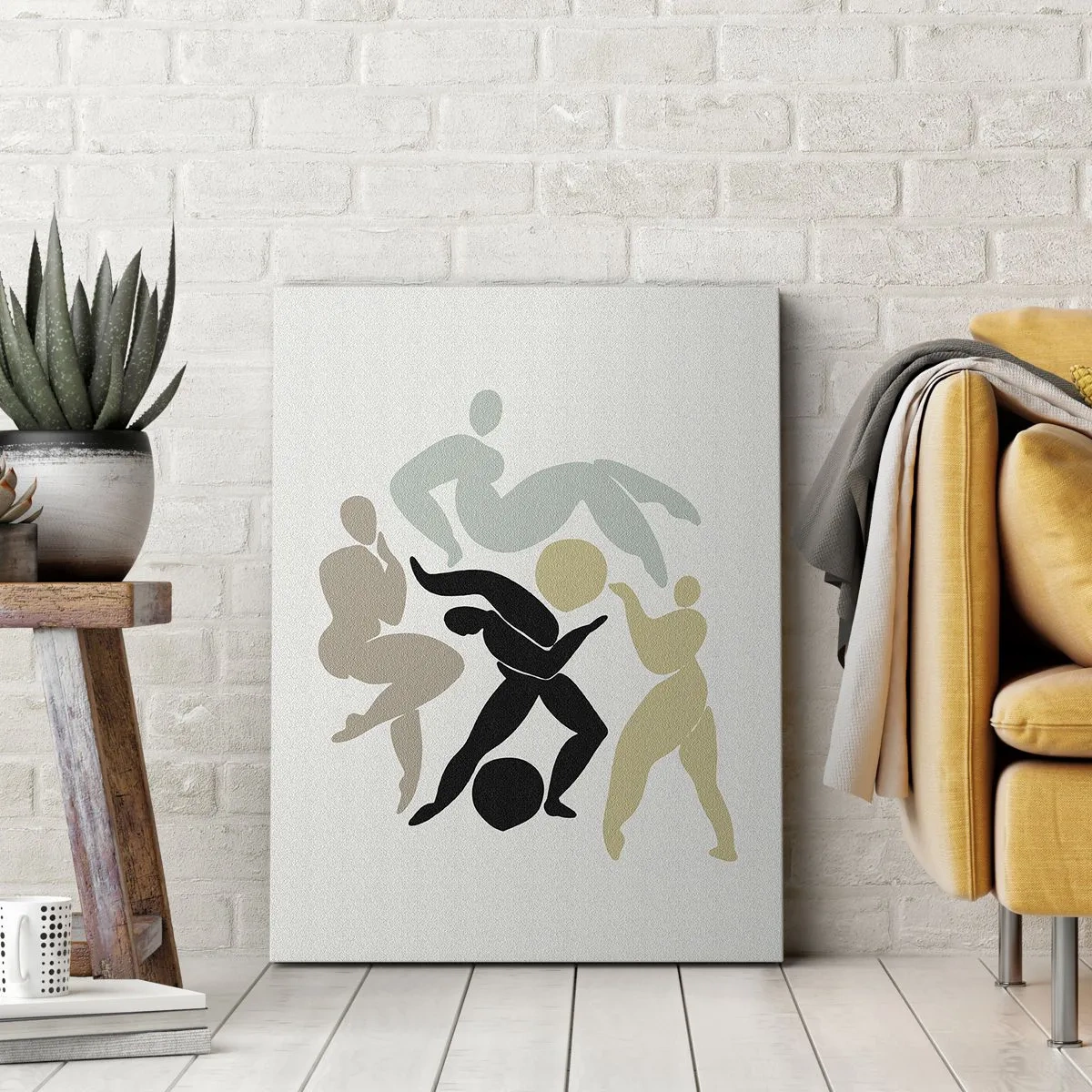 Cuadro sobre lienzo - Impresión de Imagen - Movimiento para la salud y la belleza - 65x120 cm