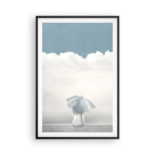 Póster en marco negro - En el límite de la realidad y los sueños - 61x91 cm